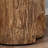 Javeah Tree Stump Stool, Decorative Side Table With Round Tabletop, Concrete End Table With Wood Grain Finish, For Indoors And Outdoors-1130733264
