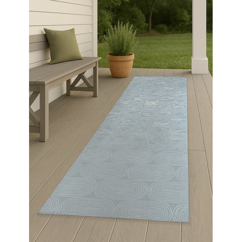 Earthy Embrace Non-Slip Outdoor Rug, Runner 2'6" x 8'