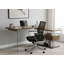 Bindschatel Modular L-Shaped Glass Writing Desk