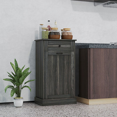 Porte-poubelle de cuisine autoportant pour cuisine
