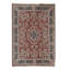 Hand-Knotted High-Quality Wine and Navy Area Rug