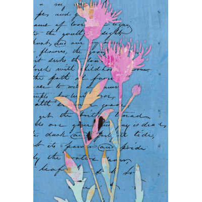 Thistle Notes I 1 Piece Wrapped Canvas Wall Art