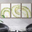 Lichen Halo IV - Ensemble de 3 reproductions encadrées sur toile-97812010-97812017