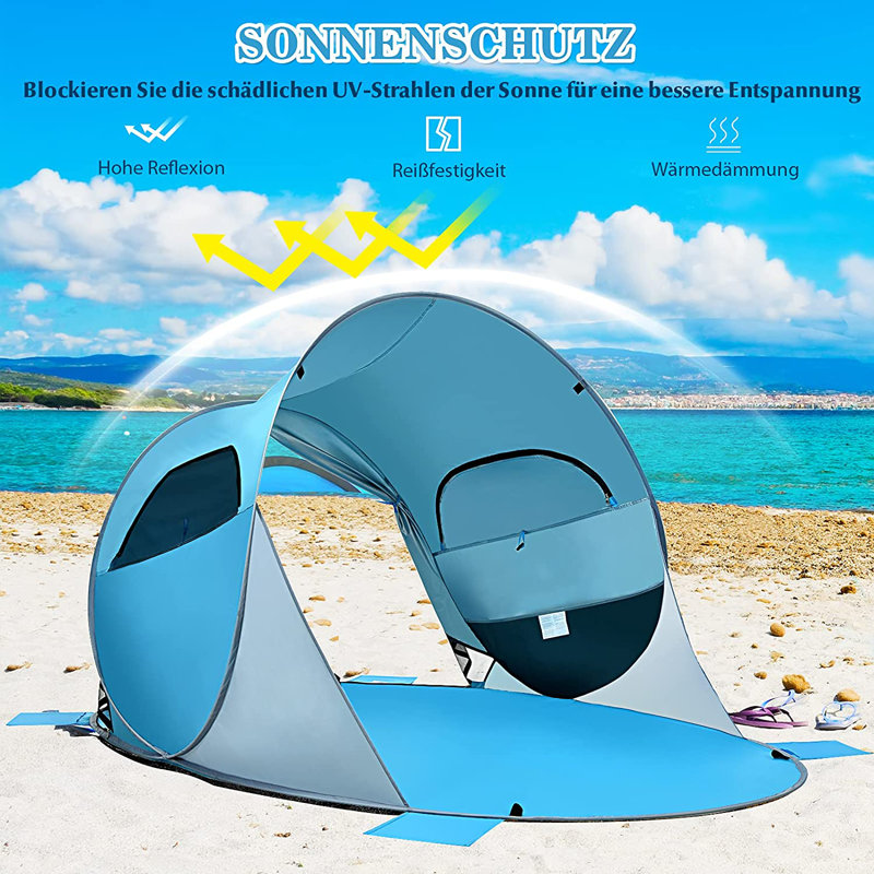 Crillon 4 Person Tent, Blue
