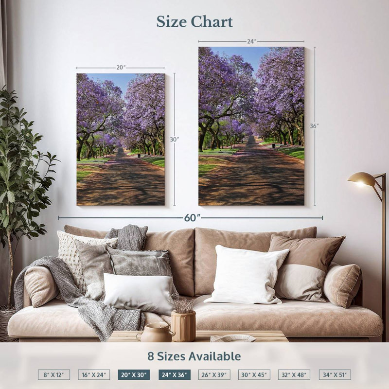 Sireci Jacaranda Trees, 36" H x 24" W