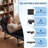 Foldable Guest Bed with Mattress, Outdoor Camping Cot with 4-Position Adjustable Reclining Nap Chair for Home Office, Supports 250LBs-1649785901