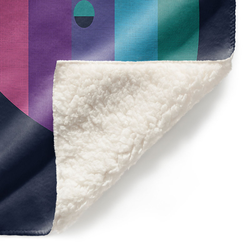 Couverture sherpa doux de la baleine, l 68 po x L 80 po