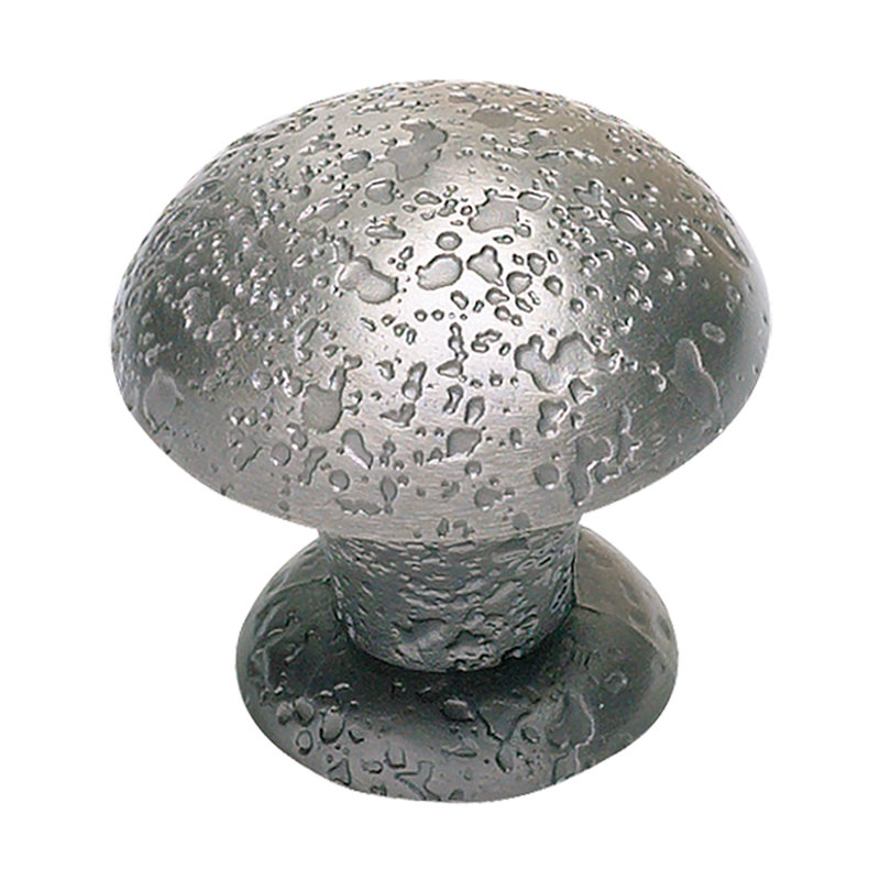 Olde World 1" Diameter Mushroom Knob, Pewter