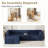 38" Luxury Armless Module Sofa Ottoman For Living Room, Comfy Cloud, No Assembly Required, Modern Modular Sofa With Deep Seat, Upholstered Plush Couches-1218630812