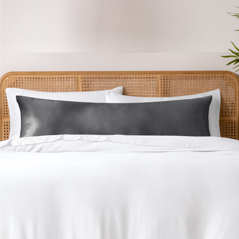 Rayon from Bamboo Body Pillowcase, Gray