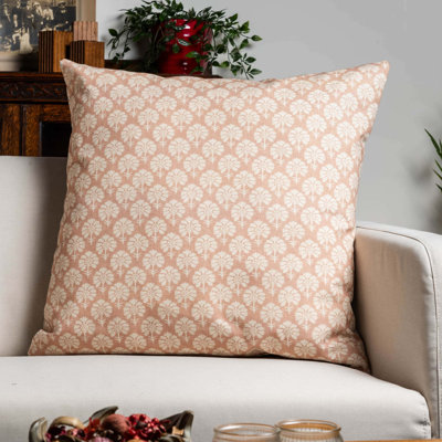 Wildflower Cushion in Soft Pink