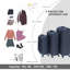 (20 + 24) Ensemble de valise deux pièces Valise à roulettes sans verrou universel-126941441