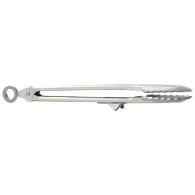 Tovolo Tip Top Tongs, Easy-Grip Kitchen Tongs For Cooking With Silicone Tips, Easy Locking Mechanism, Cooking Utensil With Resting Foot, Heat-Resistant & BPA-Free Silicone Tips