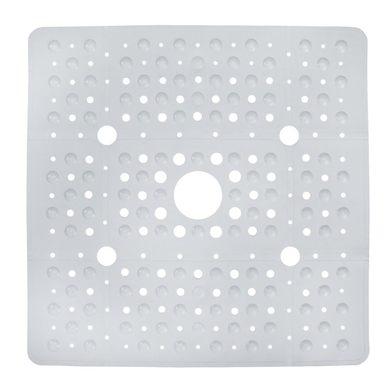 Buskerud Extra Large Shower Mat, Solid White