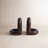 Casual Decorative Looped Book Ends for Desk and Home Decor - Modern Wood Bookend for Shelf Styling and Bookshelf Display - Set of 2, 7"-114525256