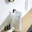Solid Surface Pedestal Bathroom Sink Basin 66S-08