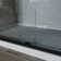 46"-48" W x 72" H Double Sliding Semi-frameless Shower Door with Two Handles