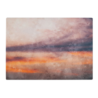 Movement of Clouds Painting Chopping Board