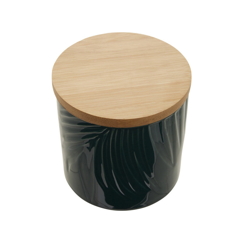 Avihay Porcelain China Jar, 12cm H x 12cm W x 12cm D
