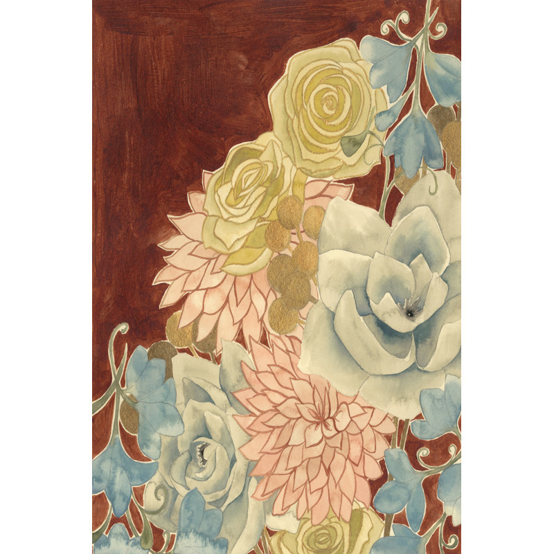 Sunkissed Bouquet I - Wrapped Canvas Painting, 46cm H x 30cm W x 3.8cm D