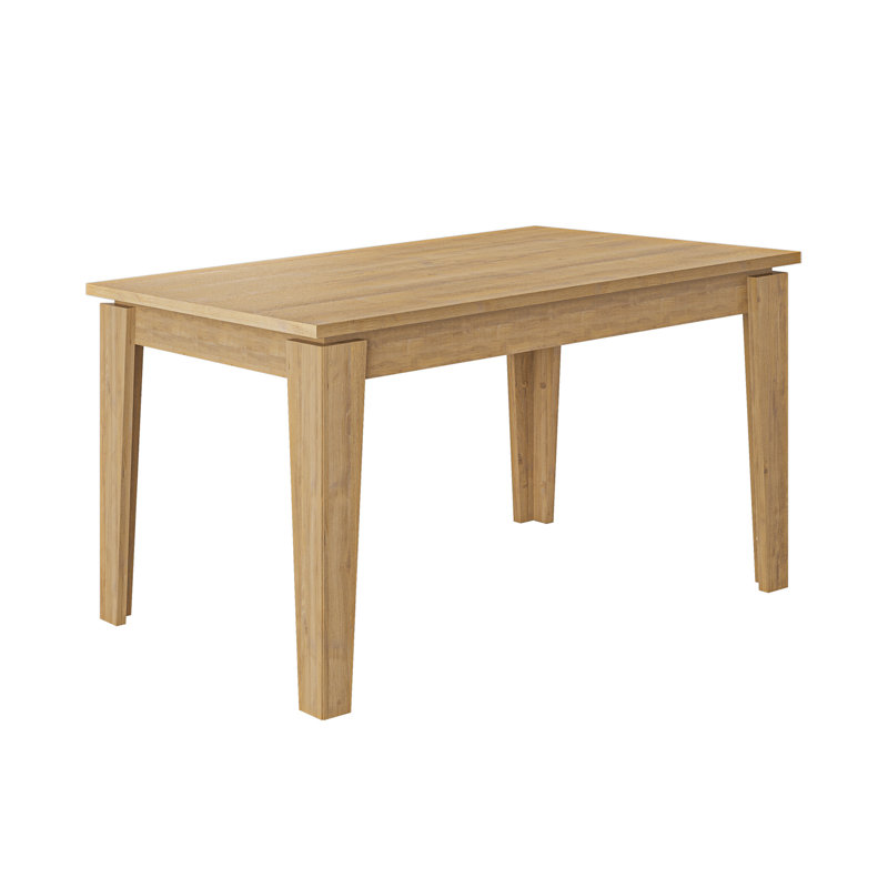 Tolmen Rectangular Extendable Dining Table - 120 to 170 cm, 75cm H x 190cm L x 80cm D, Oak