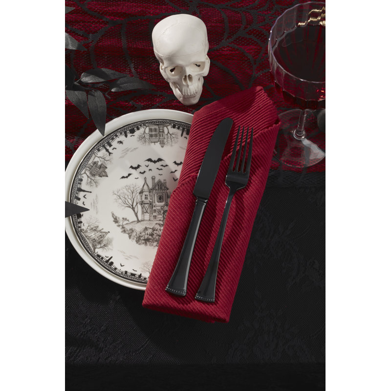 Lenox Haunted Village Accent Plates, Set Of 4, Assorted, Service For 4