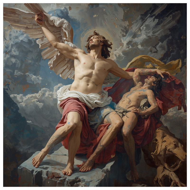 Rideaux de fenêtre classiques, voilages et voilages à motif angélique - 1 panneau, 50" x 80" - 1 Panel, Sheer