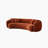 Shaleine 101.4" Curved Sofa, Mid Century Modern Half Moon Living Room Sofa-2056092231