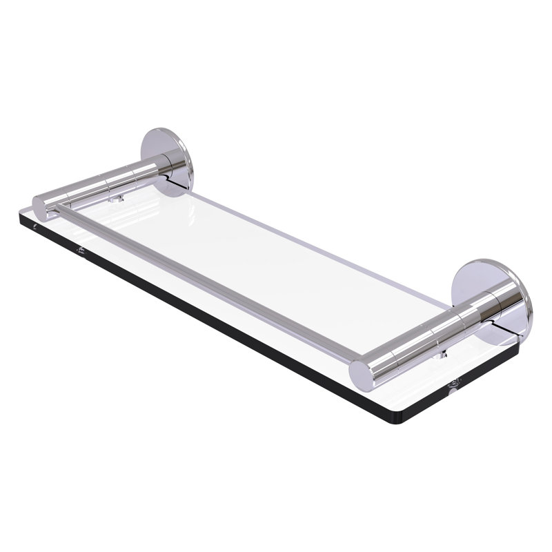 Bineta Bracket Shelf, Polished Chrome