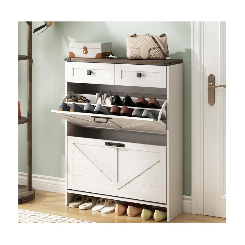 16 Pair Shoe Storage Cabinet