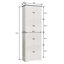 Grande armoire de rangement avec 8 portes et 4 tablettes, organisateur mural pour salon, cuisine, bureau, chambre à coucher, salle de bain-1668687407
