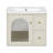 Bathroom Vanity Set Wall Mounted for Small Space with Ceramic Sink-2053315529