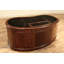 Walnut Kidney Shaped Desk With Leather Top