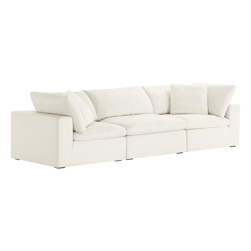 Canapé modulaire 3 pièces Calana Luxe, Coton Flannigan, 3 pièces