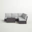 Ensemble de conversation pour 4 personnes avec coussins Widener | Pas d'assemblage-93651190