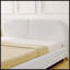 Structure de lit tapissier pour grand lit, style minimaliste moderne avec tête de lit haute incurvée, tissu en fil de cercle de qualité supérieure et support robuste pour les jambes, matelas non inclus - beige-131377796-131377797