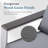 All-Weather Aluminum Patio Loveseat With Angled Backrest