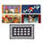 Sassafras Fall Holiday Set Of 4 Mats With Display Frame, Collection #6