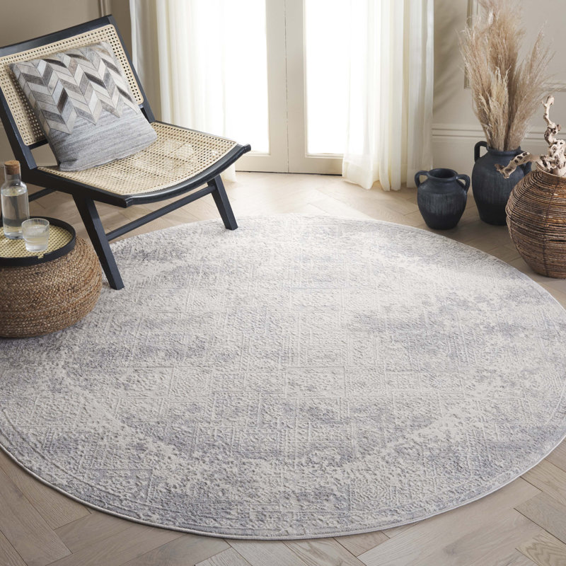 Hanna Performance Southwestern Rug, Round 6'7"