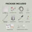 Complete Shower System With Rough-In Valve with 12 Inches Rain Shower Head-1768061769