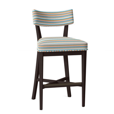 Juliet Upholstered Counter Stool with Solid Wood Frame