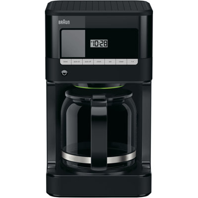 Braun BrewSense 12-Cup Drip Coffee Maker with Brew Strength Selector and Glass Carafe