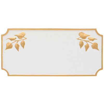 Camden Ivy 2-Line Wall Address Plaque