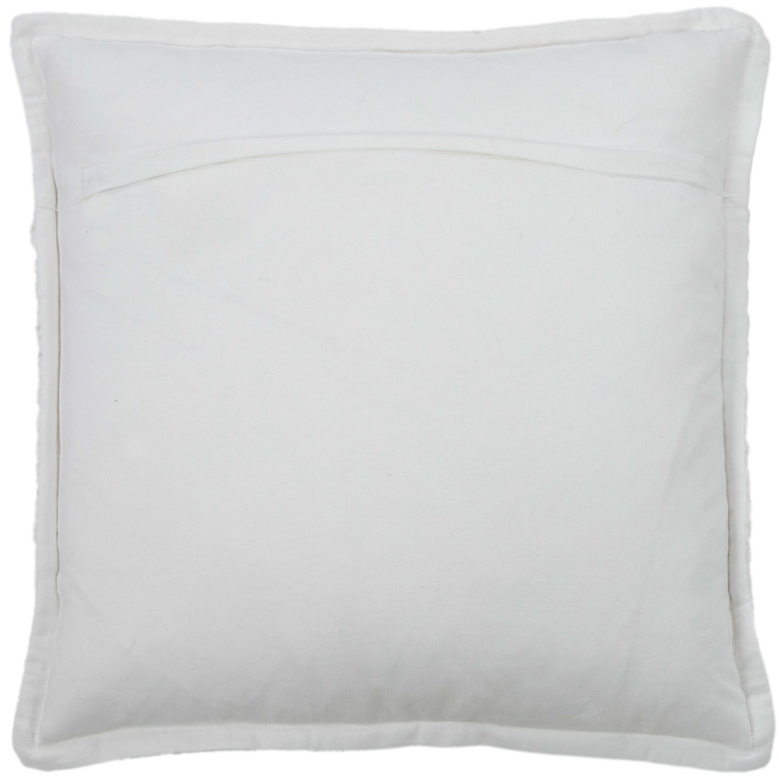 Colombe Flanged Cotton Throw Pillow, White