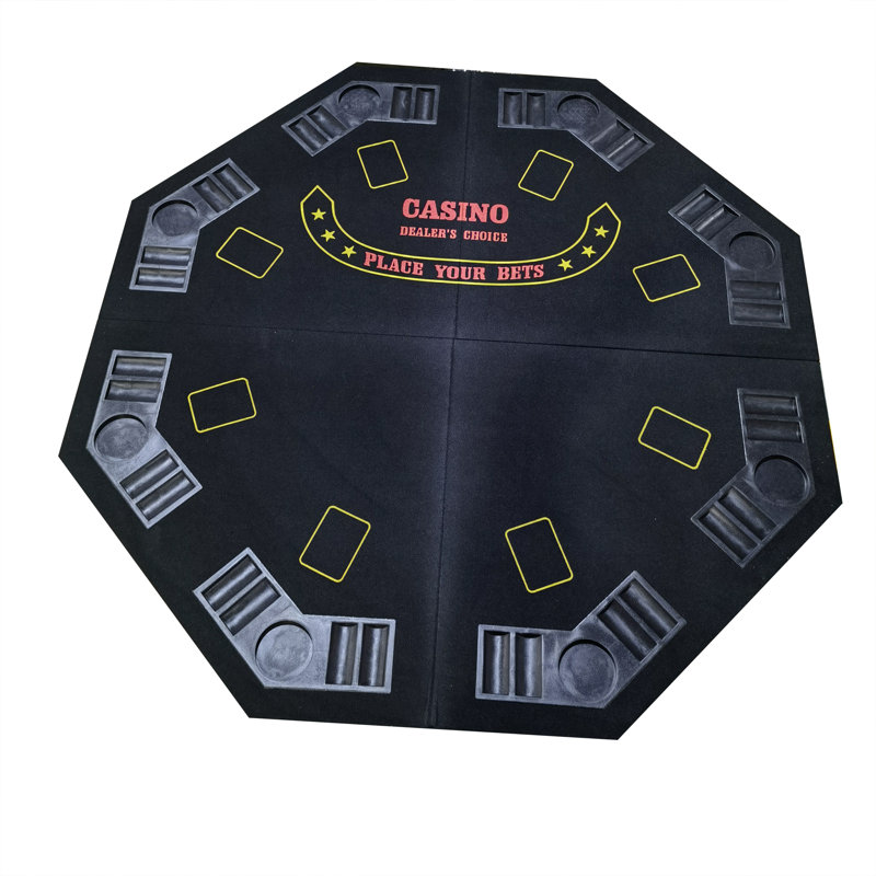 Table de poker pliable à 8 joueurs pour jeu de casino INO Design