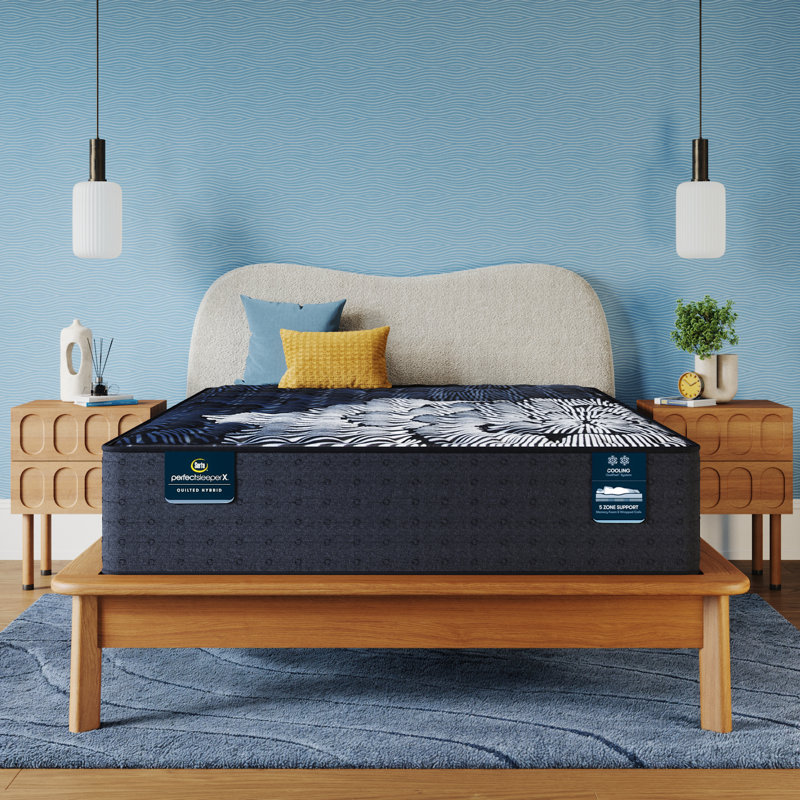 Perfect Sleeper X Max Medium 14.25" Hybrid Mattress, Extra Long Twin