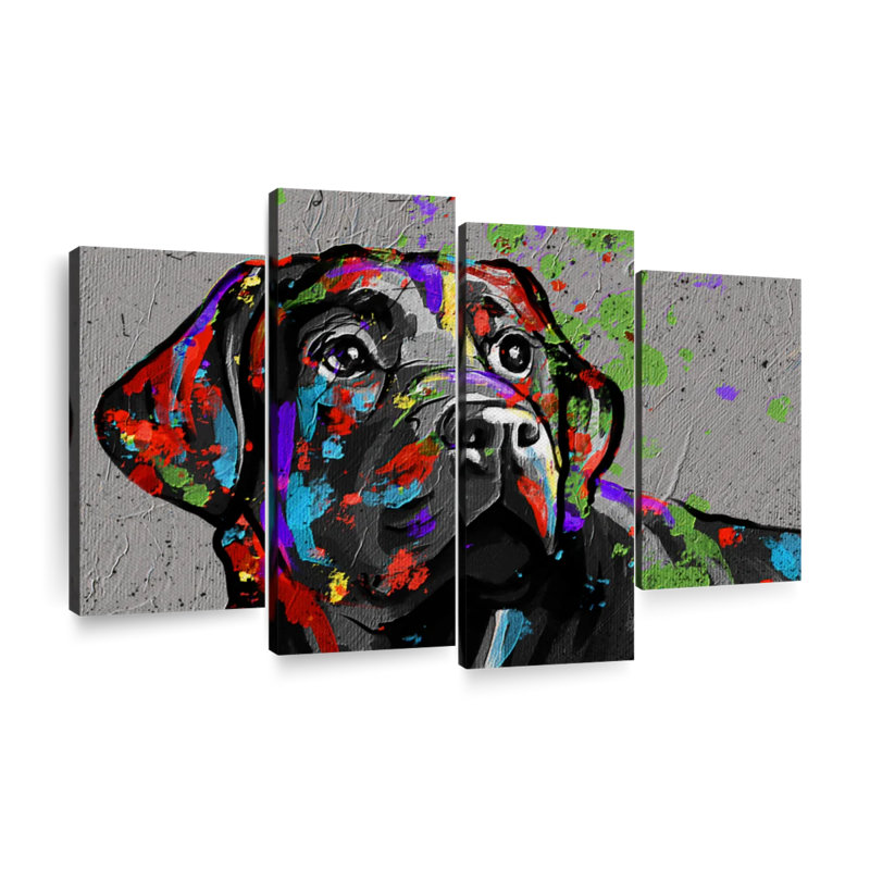 Labrador 4 pièces, H 22 po x l 36 po x P 1 po