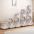 Rotating Bookshelf With Drawer, 360 Display 6 Tier Corner Bookshelf For Small Space, Floor Standing Bookcase Storage Rack, Wood Narrow Book Shelf Organizer For Bedroom, Living Room (WHITE)-610084609-610084611