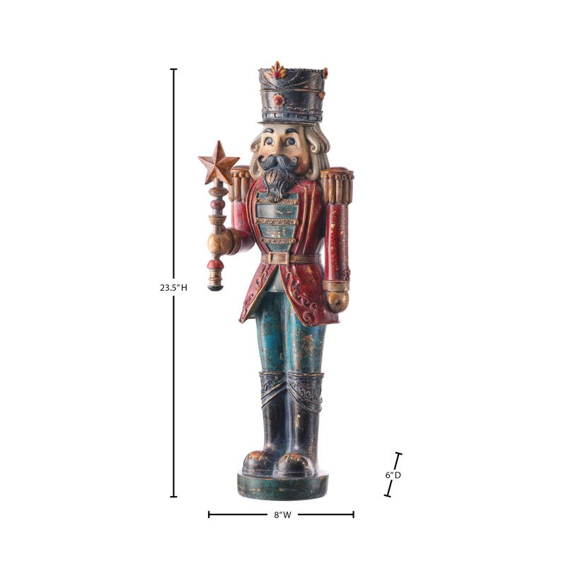 23.5" Resin Antique Toy Soldier, 23.5