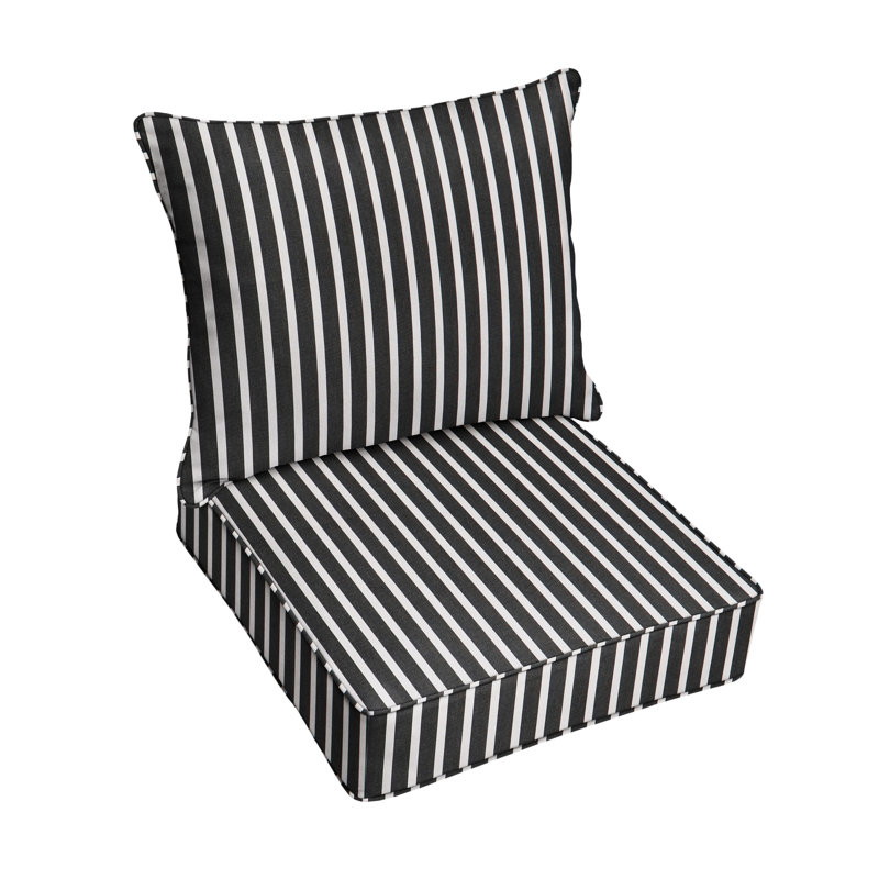Outdoor 5'' Chair Cushion Seat / Back Cushion, 5" H x 30" W x 27" D